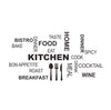 Modern Kitchen Restaurant Vinyl Stickers Decals